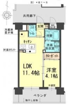 サンフルールの物件間取画像